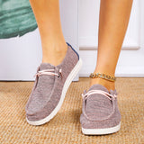 Size 8 Women’s Canvas Loafers Light-Weight Wendy Wool Casual Shoes 15880