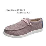 Size 8 Women’s Canvas Loafers Light-Weight Wendy Wool Casual Shoes 15880
