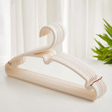 20 Pack Flocked Plastic Clothes Hangers Anti-Slip Closet Hanger 15881-20PK