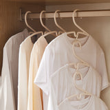 20 Pack Flocked Plastic Clothes Hangers Anti-Slip Closet Hanger 15881-20PK