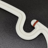 20 Pack Flocked Plastic Clothes Hangers Anti-Slip Closet Hanger 15881-20PK