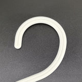 20 Pack Flocked Plastic Clothes Hangers Anti-Slip Closet Hanger 15881-20PK