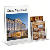8.5X11" Letter Size Promotional Sign Holder Tri-fold Flyer Brochure Display 15884-1PK