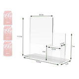 8.5X11" Letter Size Promotional Sign Holder Tri-fold Flyer Brochure Display 15884-1PK