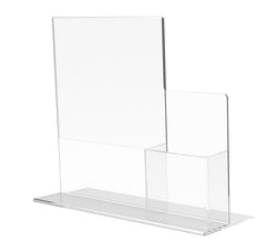 22PK 8.5X11" Letter Size Promotional Sign Holder Tri-fold Flyer Brochure Display 15884-22PK
