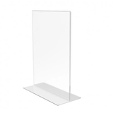 4X6" Picture Frame Promotional Sign Holder Counter Top Display Clear Acrylic Transparent Marketing Promotional Desert Beverage 15885-25PK