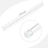 1PK Clear PVC Pipe 63mm 2-1/2" X 36" Rigid Tube DIY Dust Collection Hose 15890-2.5"X36"