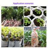 100 PCS Nursery Bags, 5.5X6" Non-Woven Plants Grow Gardening Seed 3 x 3 x 5" 15894