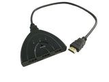 3 Port HDMI Switch Splitter Pigtail Cable Supports 3D 1080P HD Audio