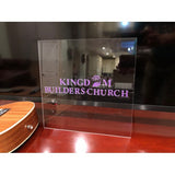FixtureDisplays® 12" Color Contour Cut Square or Round Custom Logo Emblem Crest Sign Plaque Symbol For Church Business Office Company Acrylic Plaque 15901-Color-12-Contour-Cut
