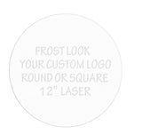Laser Etched Custom Logo Church Emblem Business Sign Shop Offices Name 12x12