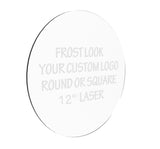 Laser Etched Custom Logo Church Emblem Business Sign Shop Offices Name 12x12