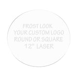 Laser Etched Custom Logo Church Emblem Business Sign Shop Offices Name 12x12