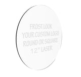 Laser Etched Custom Logo Church Emblem Business Sign Shop Offices Name 12x12
