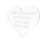 Laser Etched Custom Logo Church Emblem Business Sign Shop Offices Name 10.5x10.5