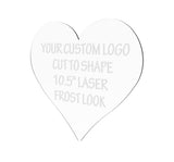 Laser Etched Custom Logo Church Emblem Business Sign Shop Offices Name 10.5x10.5