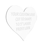 Laser Etched Custom Logo Church Emblem Business Sign Shop Offices Name 10.5x10.5