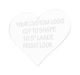 Laser Etched Custom Logo Church Emblem Business Sign Shop Offices Name 10.5x10.5