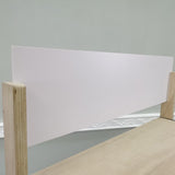 FixtureDisplays? 4-Tier Wood Rack Display For Beverage Fruit Merchandise W/ Sign Board 15904