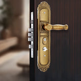 FixtureDisplays® 3 X 15" Elegant Double-Door Lock with Sleek Handle 15911-Lock