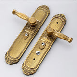 FixtureDisplays® 3 X 15" Elegant Double-Door Lock with Sleek Handle 15911-Lock