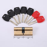 FixtureDisplays® 3 X 15" Elegant Double-Door Lock with Sleek Handle 15911-Lock