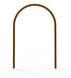 Pre-Order Only 68.4X97.8X0.75" Double Door Front Door Entry Door Arch Wood Door 15911-Outside trim