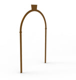 Pre-Order Only 68.4X97.8X0.75" Double Door Front Door Entry Door Arch Wood Door 15911-inside trim