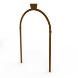 Pre-Order Only 68.4X97.8X0.75" Double Door Front Door Entry Door Arch Wood Door 15911-inside trim