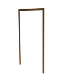 Pre-Order 68.4X98X0.75" Double Door Front Door Entry Door Rectangular Wood Door 15912-Outside trim