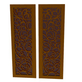 Pre-Order Only 60X91X2" Double Door Front Door Entry Door Rectangular Wood Door 15912-Screen door