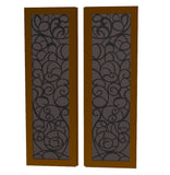 Pre-Order Only 60X91X2" Double Door Front Door Entry Door Rectangular Wood Door 15912-Screen door