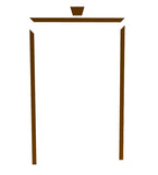 Pre-Order 68.4X98X0.75" Double Door Front Door Entry Door Rectangular Wood Door 15912-inside trim