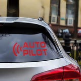 12.6X6" Red Car Waterproof Decoration Stickers, Vehicle Exterior Decor 15917