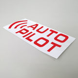 12.6X6" Red Car Waterproof Decoration Stickers, Vehicle Exterior Decor 15917