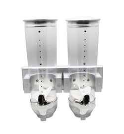 7.5 Ounces New Type Wall Mounted Double Cereal Dispenser 15922