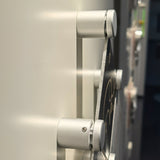 Edge Mount Stand-off Matte Aluminum Sign Holder Hardware Clamp Up-to 6mm Thick 15925-4PK