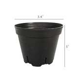 20PK Nursery Pots Seedling Plastic Plant Cups Small Planter Cutting Starter 15932-20PK