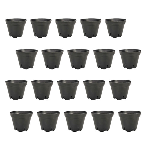 plastic plant cups 20PK Nursery Pots Seedling Plastic Plant Cups Small Planter Cutting Starter 15932-20PK
