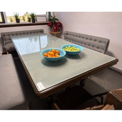 FixtureDisplays® Custom Size Tempered Glass Panel Table Top, 80 X 40", 0.31 Inch/ 8MM Thick, 3 Month Lead TIme 15938 Custom Glass