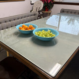 FixtureDisplays® Custom Size Tempered Glass Panel Table Top, 80 X 40", 0.31 Inch/ 8MM Thick, 3 Month Lead TIme 15938 Custom Glass