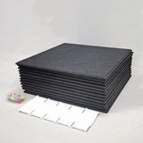 Cork Boards 11.8X11.8X0.31 12PK Black Felt Wall Tiles Self-Adhesive Removable 15942FELT BOARD
