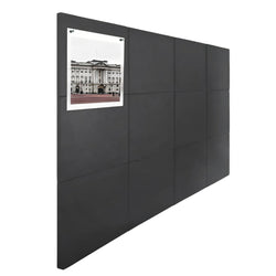 Cork Boards 11.8X11.8X0.31 12PK Black Felt Wall Tiles Self-Adhesive Removable 15942FELT BOARD
