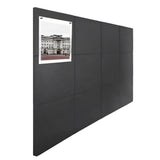 Cork Boards 11.8X11.8X0.31 12PK Black Felt Wall Tiles Self-Adhesive Removable 15942FELT BOARD
