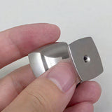 10PK Silver Square Kitchen Cabinet Knobs, Zinc Solid Drawer Pulls Hardware 15961  Knob -10pk