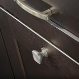 10PK Silver Square Kitchen Cabinet Knobs, Zinc Solid Drawer Pulls Hardware 15961  Knob -10pk