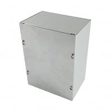 FixtureDisplays® Sheet Metal Junction Box with Lift-off Screw Cover, 6 x 8 x 4" 15965