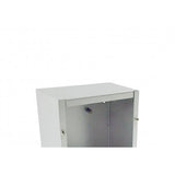 FixtureDisplays® Sheet Metal Junction Box with Lift-off Screw Cover, 6 x 8 x 4" 15965