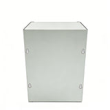 FixtureDisplays® Sheet Metal Junction Box with Lift-off Screw Cover, 6 x 8 x 4" 15965