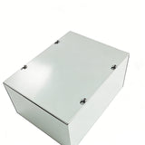 FixtureDisplays® Sheet Metal Junction Box with Lift-off Screw Cover, 6 x 8 x 4" 15965